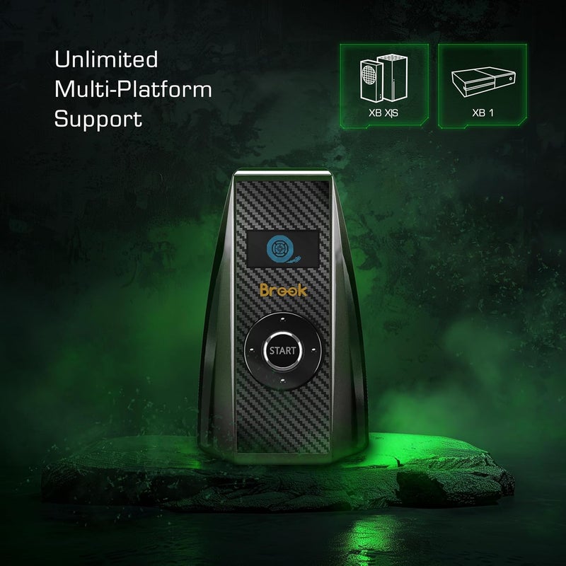 Brook محول عجلة سباق Ras1ution لجهاز Xbox Series X|S، Xbox One، Xbox 360 | يدعم أكثر من 60 عجلة قيادة | ردود فعل قوية وتحكم عبر التطبيق - Image 3